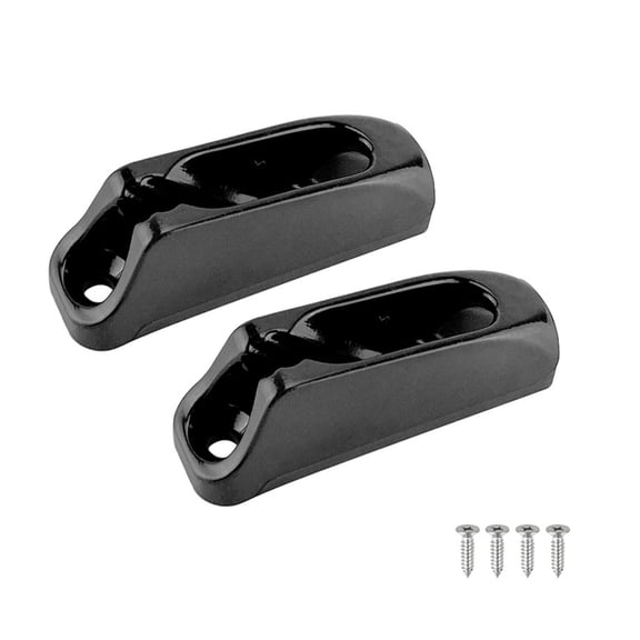 YIFAEUX Cord Lock Cleat High Strength Reusable Wear Resistant Simple Installation Smooth Edge Burr Free Nylon Jam Cleat Self-lock Rope Cord Tensioner Boat Accessories