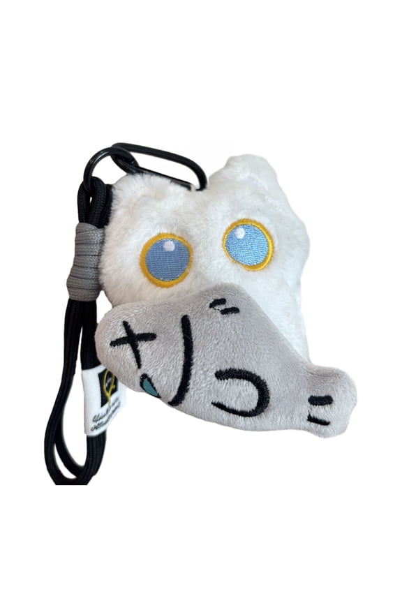 Cute Plush Black Cat Keychain Cartoon Cat Holding Fish Key Ring for Bag Purse Soft Stuffed Animal Keychain Gift for Cat Lovers
