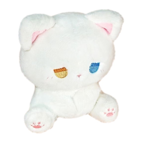 YIFAEUX Cute Plush Sitting Cat Toy Soft Stuffed Animal Doll Lovely Huggable Kids Room Decoration Pillow Companion Gift for Friends Kids