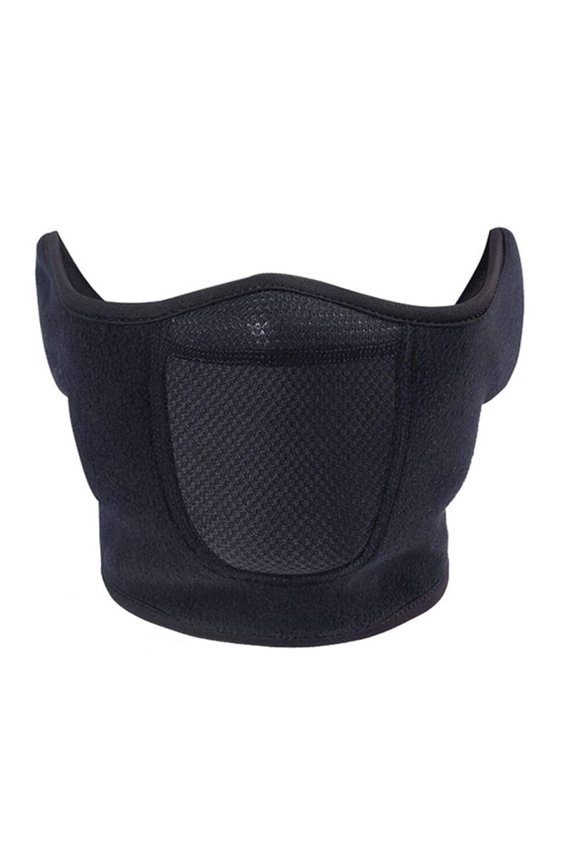Cycling Face Guard Windproof Breathable Warm Winter Cold Weather Outdoor Snow Skiing Motorbike Riding 2-In-1 Ear Protection Face Guard