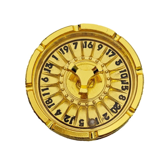 YIFAEUX D20 Roulette Dice Fidget Spinner Heavy Duty Zinc Alloy Vintage Dragon Rotatable Fingertip Gyro Metal Dice RPG Role Playing Game Props