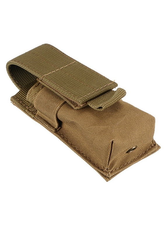Flashlight Bag Waterproof 600D Nylon Fabric MOLLE System Heavy Duty Outdoor Hiking Backpacking Torch EDC Tools Holder Pouch