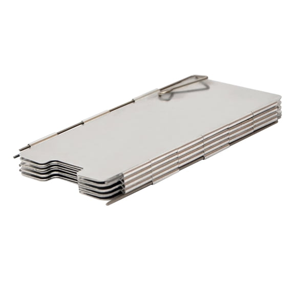 YIFAEUX Folding Camping Stove Windscreen Portable Lightweight 9 Plates Aluminum Alloy Outdoor Hiking Picnic Butane Burner Windshield Stove Accessories