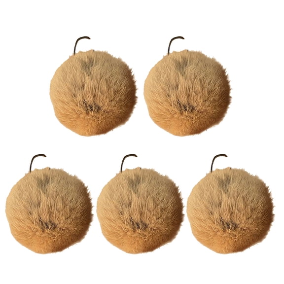 YIFAEUX Furry Ball Cat Toy Soft Fluffy Cat Toy Ball Washable Fuzzy Fun Chasing Ball Enrichment Toy for Kittens Indoor Exercise Hunting Instincts