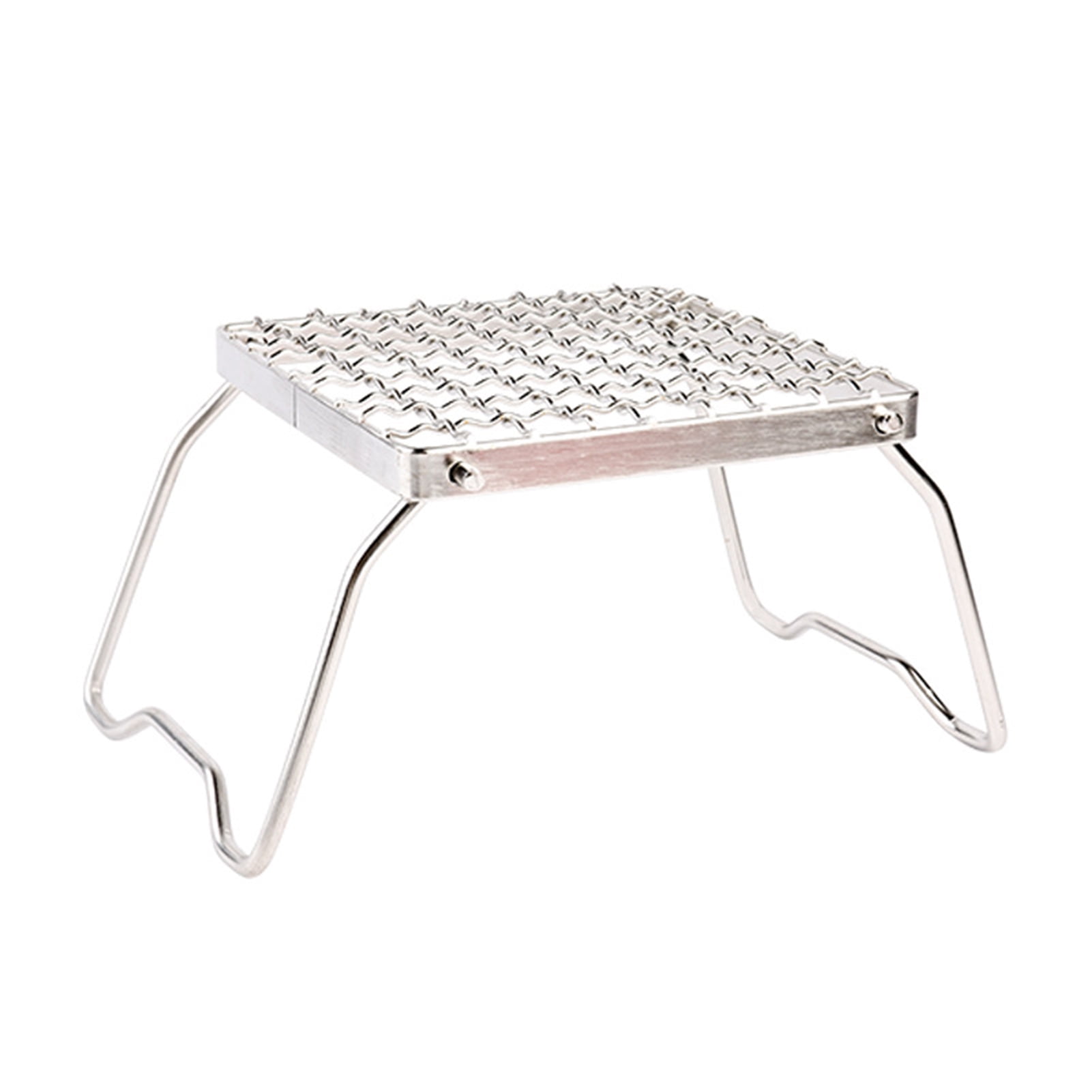 YIFAEUX Gas Stove Stand High Stability Heat-Resistant Rustproof Portable Folding Picnic BBQ Grill Grate Camping Supplies
