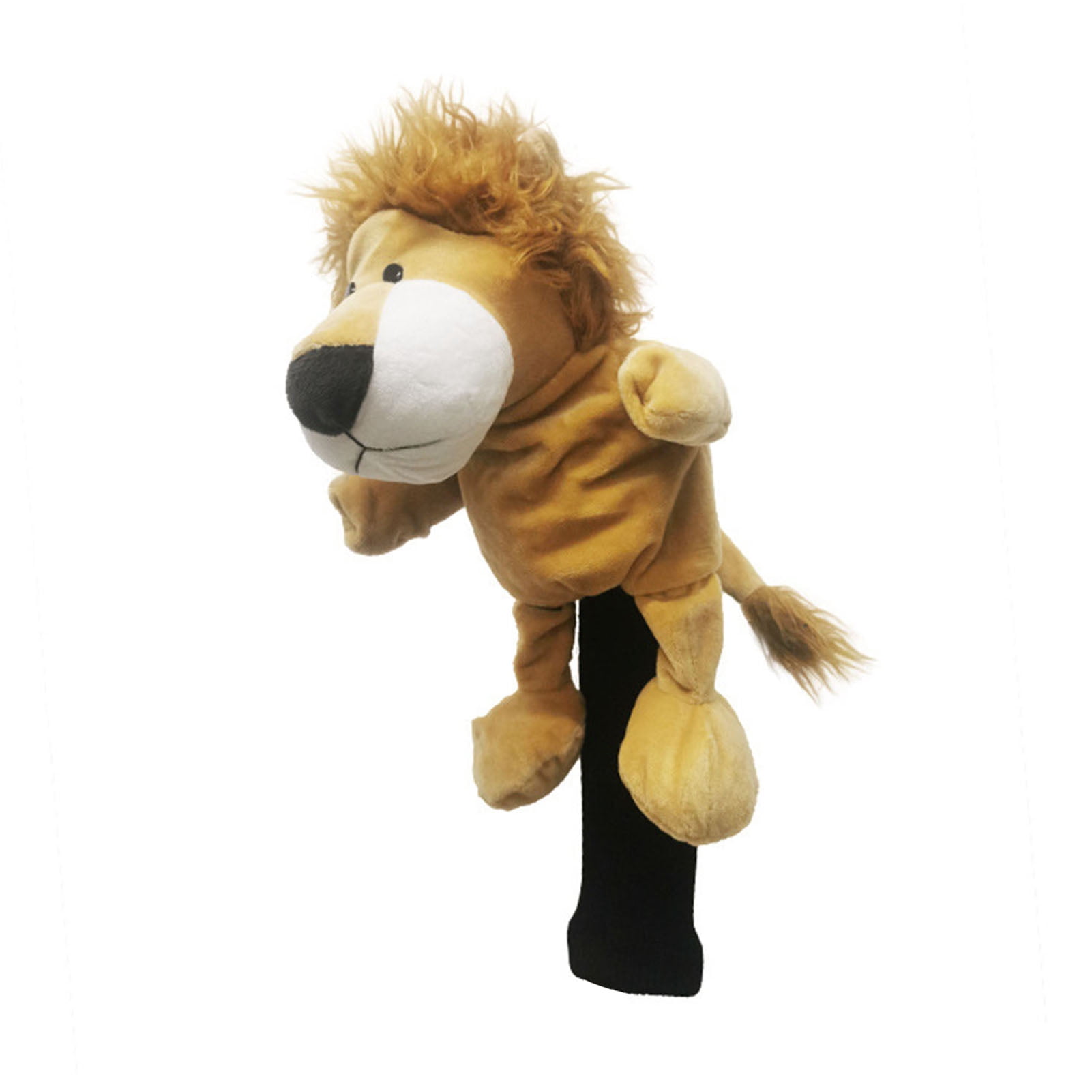 YIFAEUX Golf Club Head Cover Soft Animal Driver Headcover Plush Lion/Tiger/Hippo/Monkey/Sheep Golf Accessory for Woods And Drivers