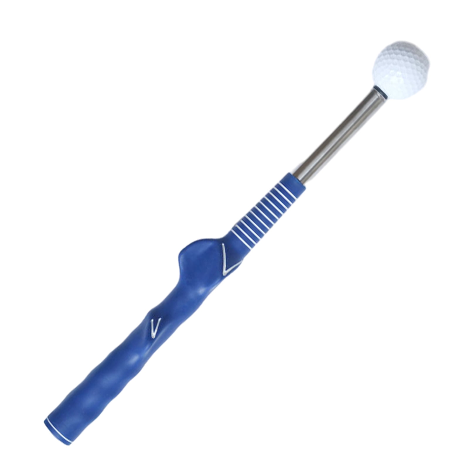 YIFAEUX Golf Grip Swing Training Aid with Click Feedback Retractable Club Golf Tempo Trainer for Warm-Up Indoor Practice Telescopic Short Club for Right Left Handed Golfers