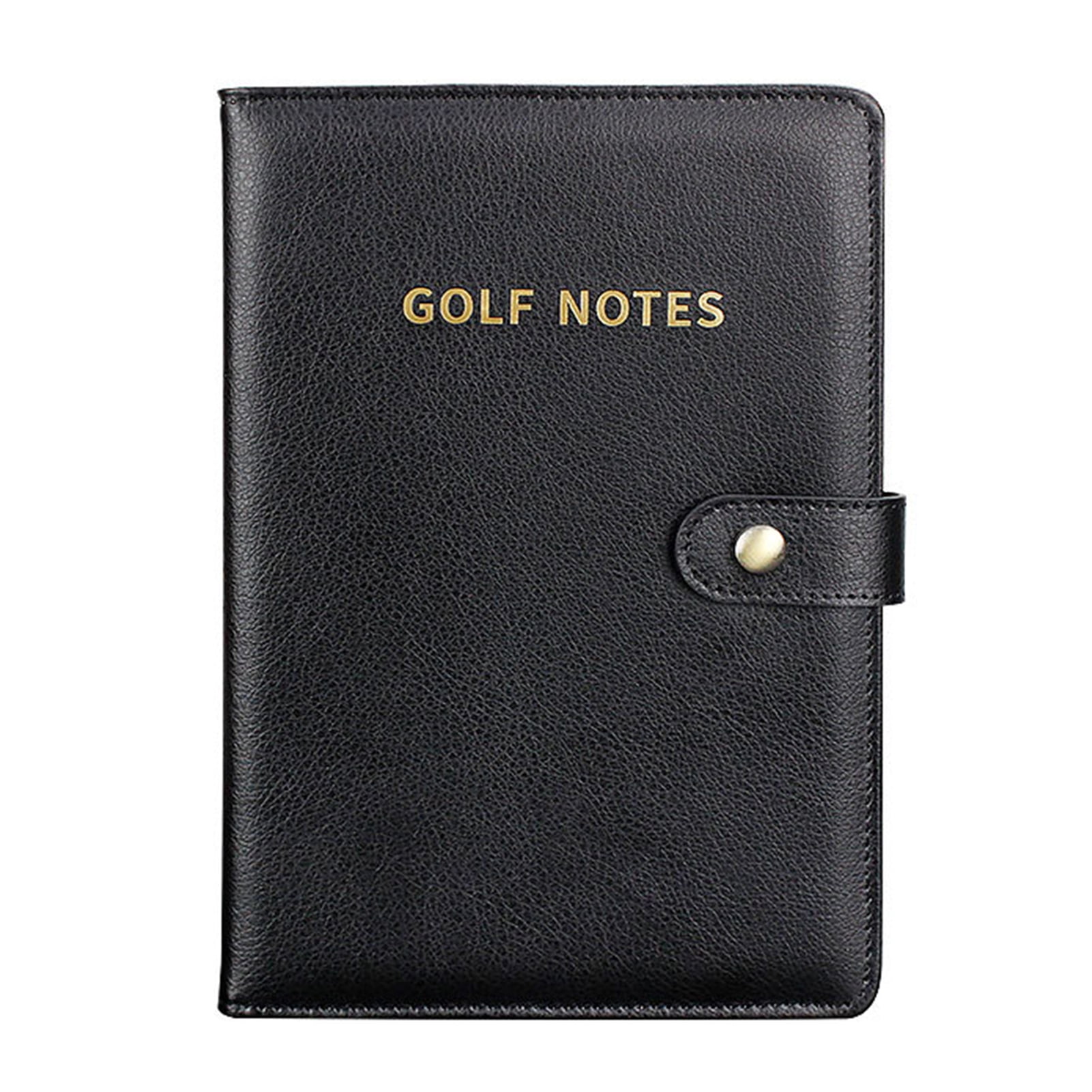 YIFAEUX Golf Scorecard Book Waterproof Faux Leather Golf Scorecard Journal Notebook Pocket Score Log Book with 200 Pages for Men Golfers