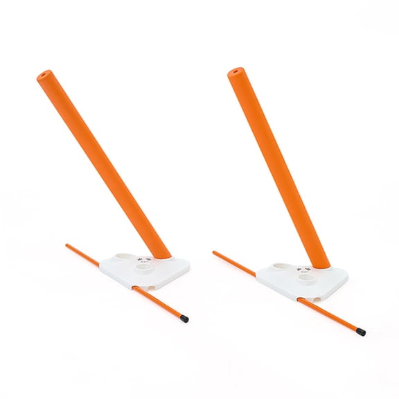 YIFAEUX Golf Swing Flat Triangle Disc Golf Alignment Stick Holder EVA Material Bottom Round Hole Design Golf Training Aid