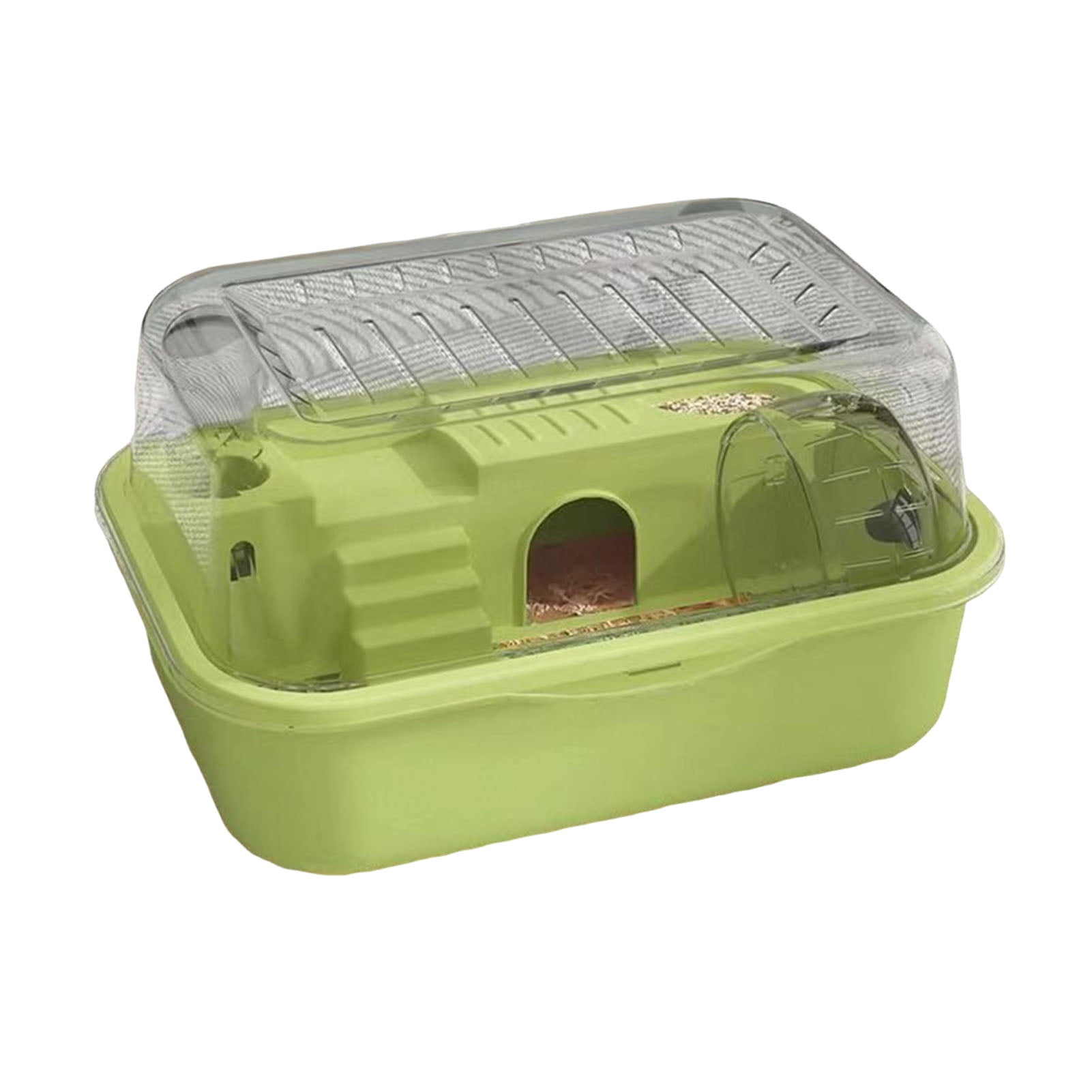 YIFAEUX Hamster Cage Transparent Hamsters Habitats Acrylic Small Animal Playhouse with Wheel Water Bottle for Hamsters Rat Gerbils Guinea Pig