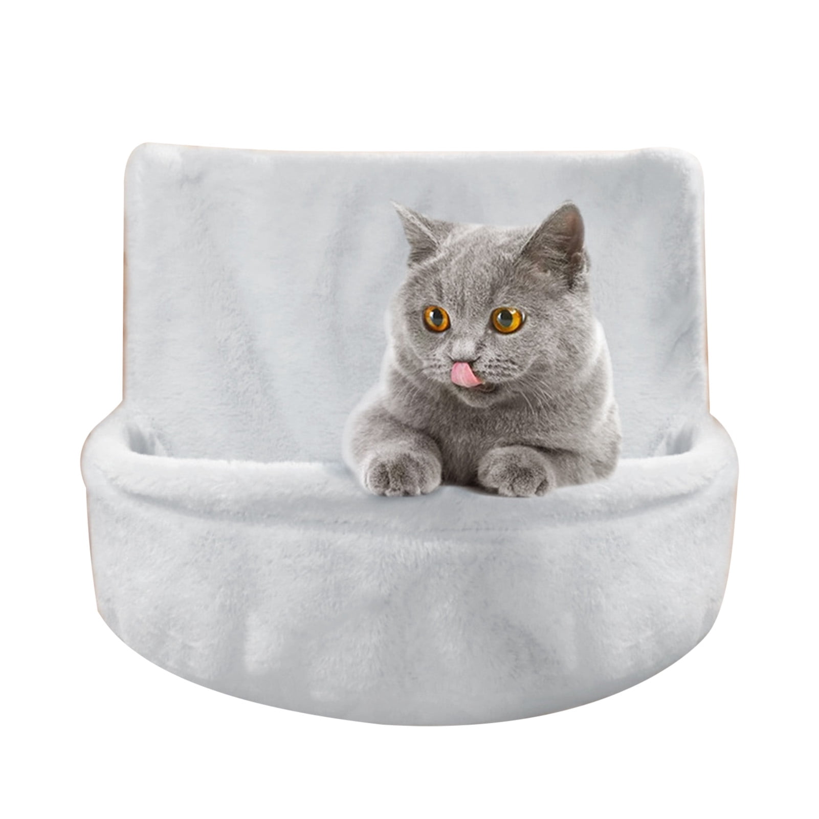 YIFAEUX Hanging Cat Bed Cat Window Perch Bedside Plush Hammock Nest with Removable Washable Cover for Indoor Cats Sleeping Rest