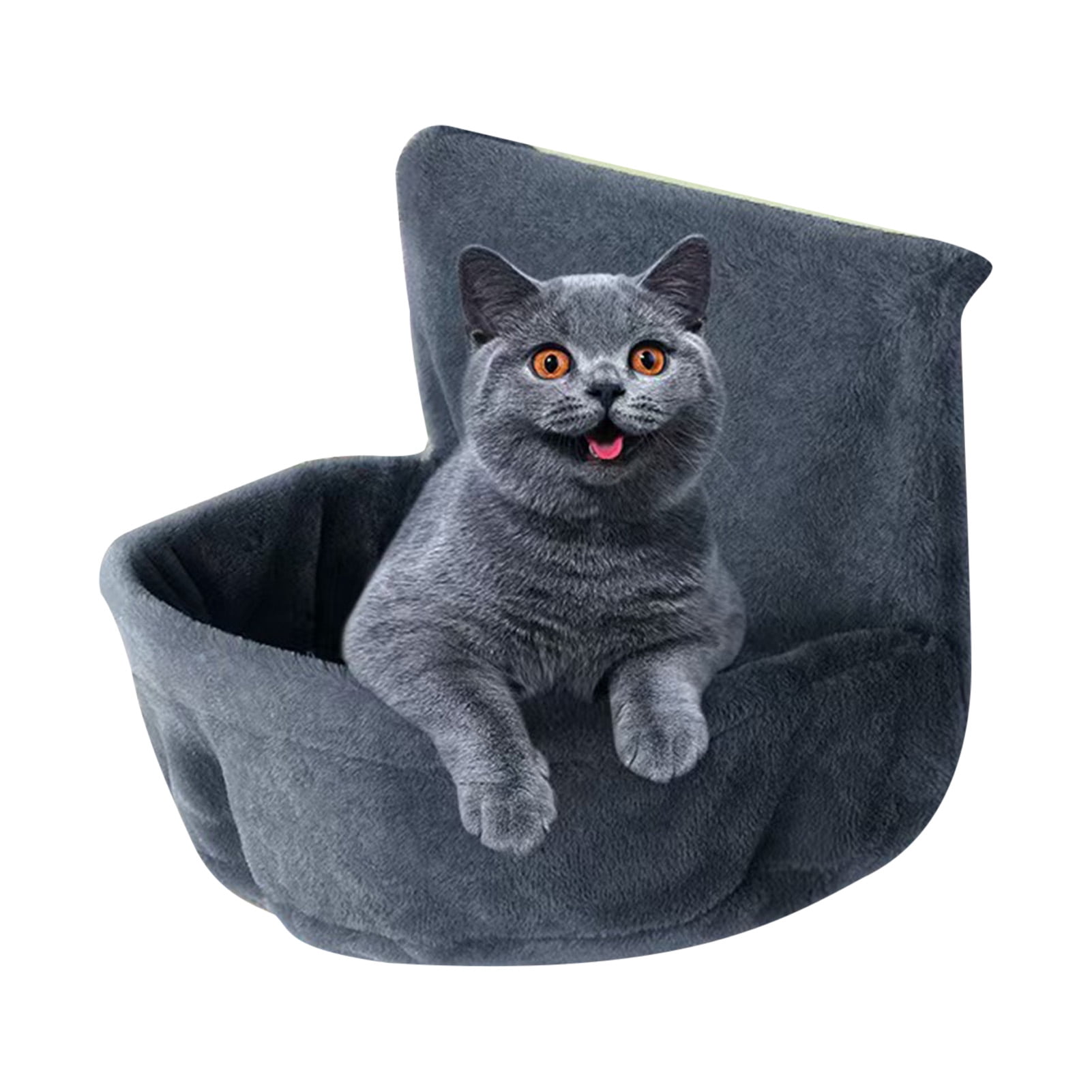 YIFAEUX Hanging Cat Bed Cat Window Perch Bedside Plush Hammock Nest with Removable Washable Cover for Indoor Cats Sleeping Rest