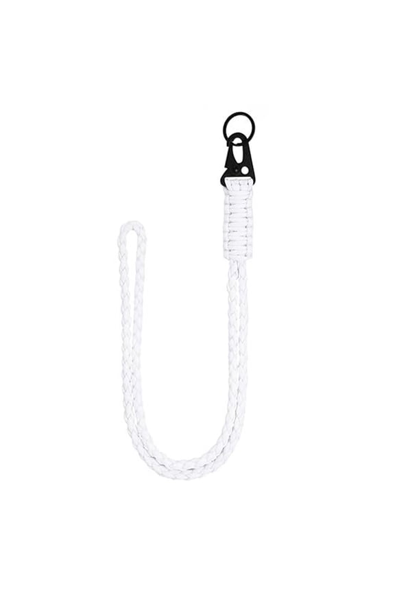 Heavy Duty Paracords Lanyard with Buckle Glow in The Dark Strong Hanging Rope for Keychain Necklace Whistles Strap Portable Braided Fluorescent Lanyard for Outdoor Activities