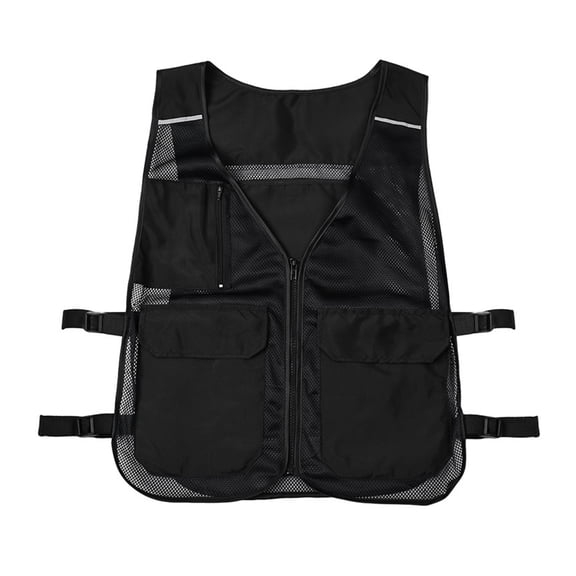YIFAEUX Ice Cooling Vest Breathable Mesh Outdoor Work Vest with Ice Packs Adjustable Waist Heat Relief Reflective Safety Jacket for Men Women