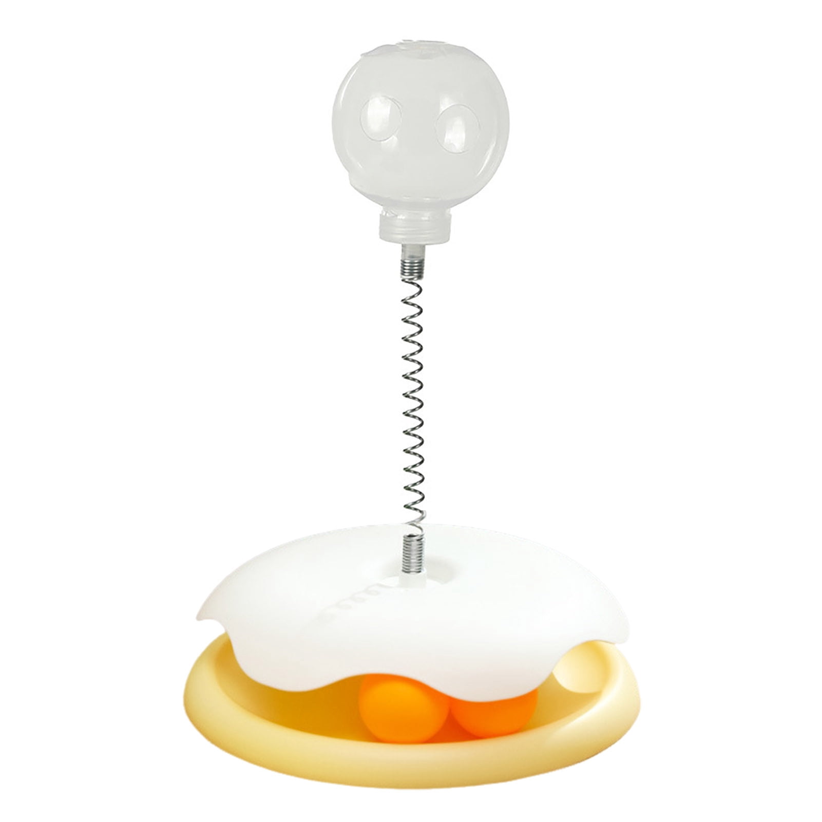 YIFAEUX Interactive Cat Treats Dispenser Toy Leaking Food Ball Pet Feeder Toy Puzzle Pet Slow Feeder with Ball Track for Indoor Cats Dogs