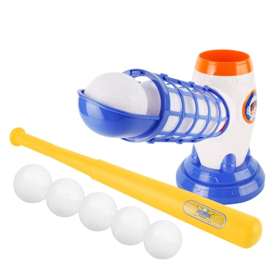 YIFAEUX Kids Baseball Pitching Machine Independent Training Simple Operation Auto Release Battery Powered Baseball Trainer Sports Supplies