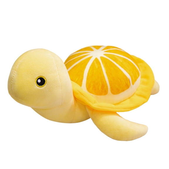 YIFAEUX Lemon Turtle Plush Toy Ultra Soft Stuffed Animal Child-friendly Sleeping Toys Stress Relief Huggable Pal