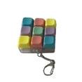 thumbnail image 1 of YIFAEUX Mechanical Keyboard Fidget Keychain Stress Anxiety Relief Portable Travel Quiet Kids Adults 1/9 Keys Keyboard Clicking Sensory Keycap Toy, 1 of 7