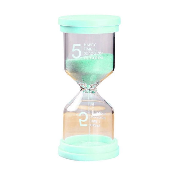 YIFAEUX Mini Hourglass Shower Portable Teeth Brushing Timer 5-minute Timer Hourglass with Suction Cup Cooking Games