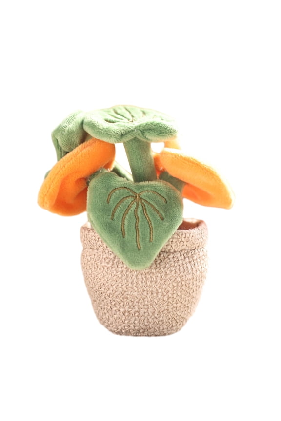 Mini Plant Doll Pendant Key Chain Small Potted Anthurium Plush Hanging Charm for Keys Backpacks Desktop Decor Soft Stuffed Toy Accessory