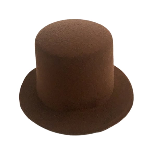 YIFAEUX Mini Top Hat for Dolls Miniature Formal Hats Tops Unique DIY Craft Hat Accessories for Snowman Decoration