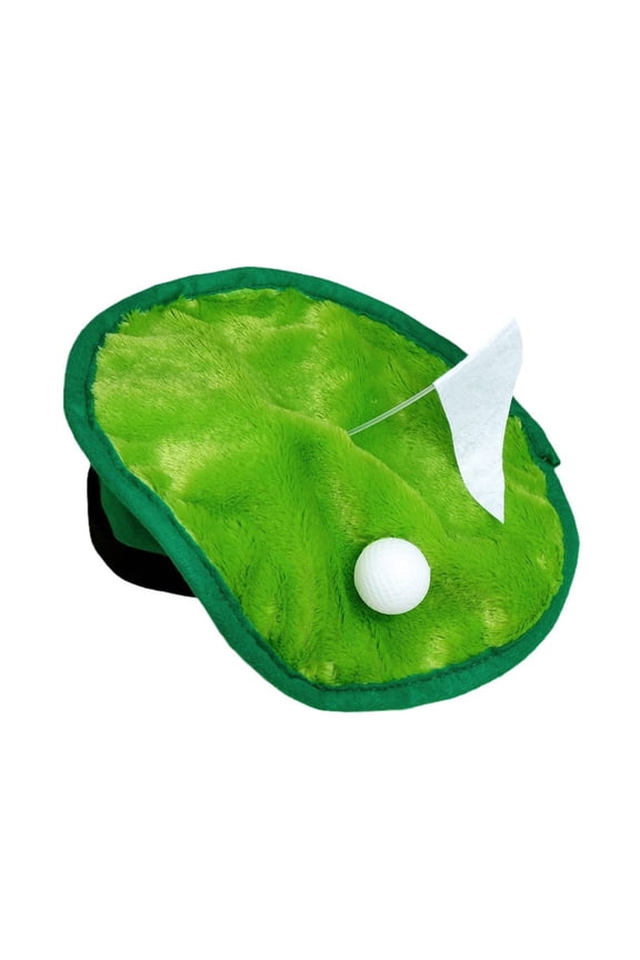Novelty Golf Beret Hat with Golf Ball Flag Hole-in-One Golfer Headwear Golf Party Costume Accessories for Men Women