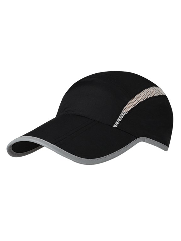 Outdoor Baseball Hat Spring Summer Breathable UV Sun Protection Foldable Women Men Fishing Hiking Running Tri-fold Casual Peaked Hat