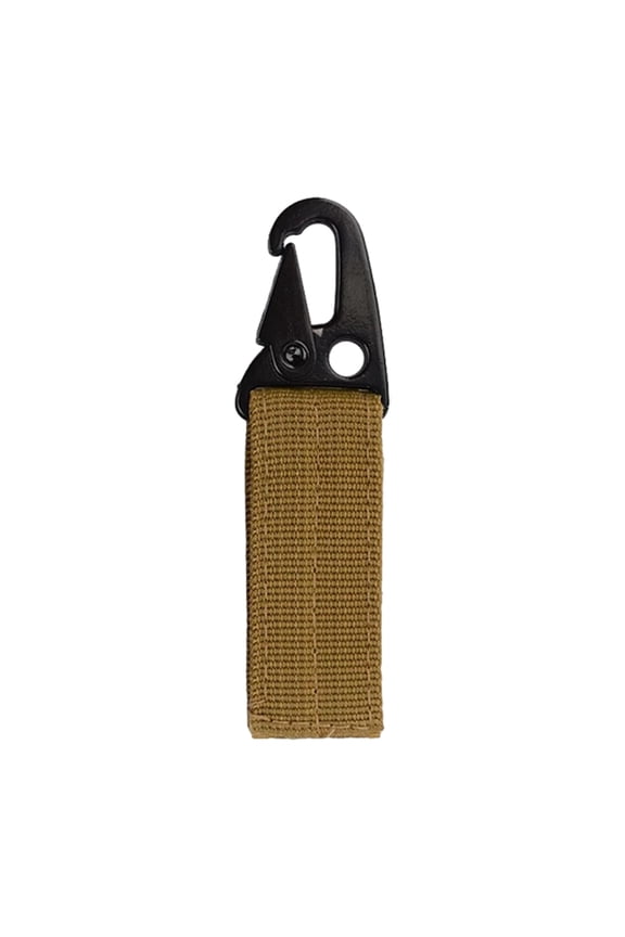 Outdoor Multi-purpose Nylon Webbing Buckle Portable Heavy Duty Adjustable Fastener Tape Camping Hiking Backpack Waist Hanging Keychain Rope