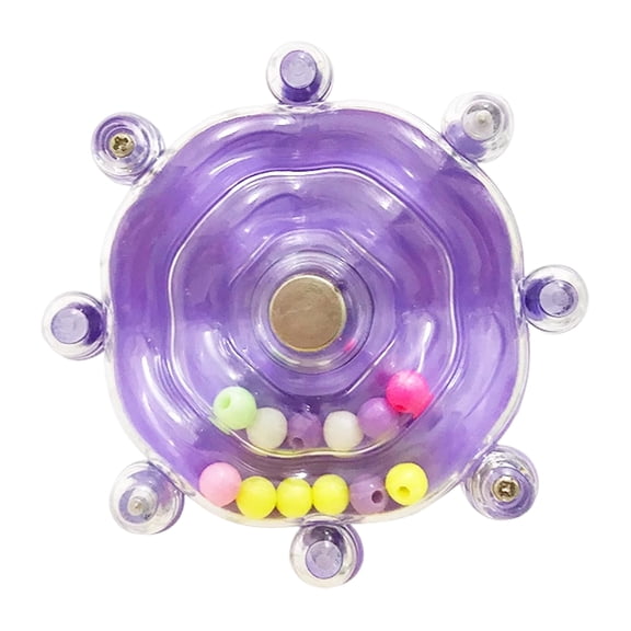 YIFAEUX Parrot Spinner Toy Interactive Birds Spinning Wheel Chew Toy Rotating Treat Dispenser Puzzle Cage Accessory for Parakeets Conures Cockatiels
