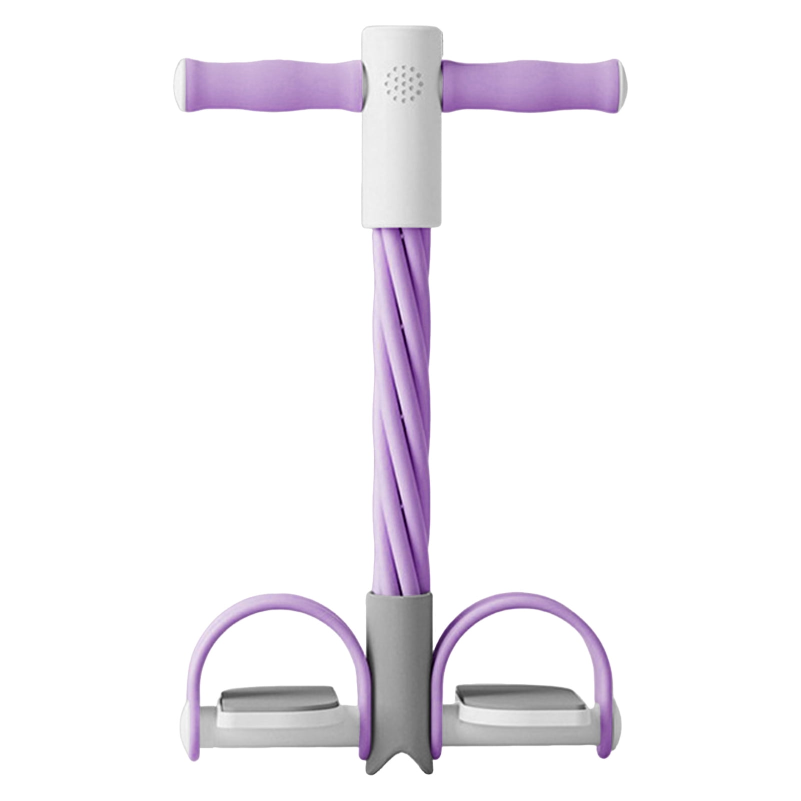 YIFAEUX Pedal Resistance Band with Digital Counter Multifunction Tension Rope 4/6-Tube Elastic Yoga Pedal Puller Body Stretching Trainer Home Gym Workout Equipment