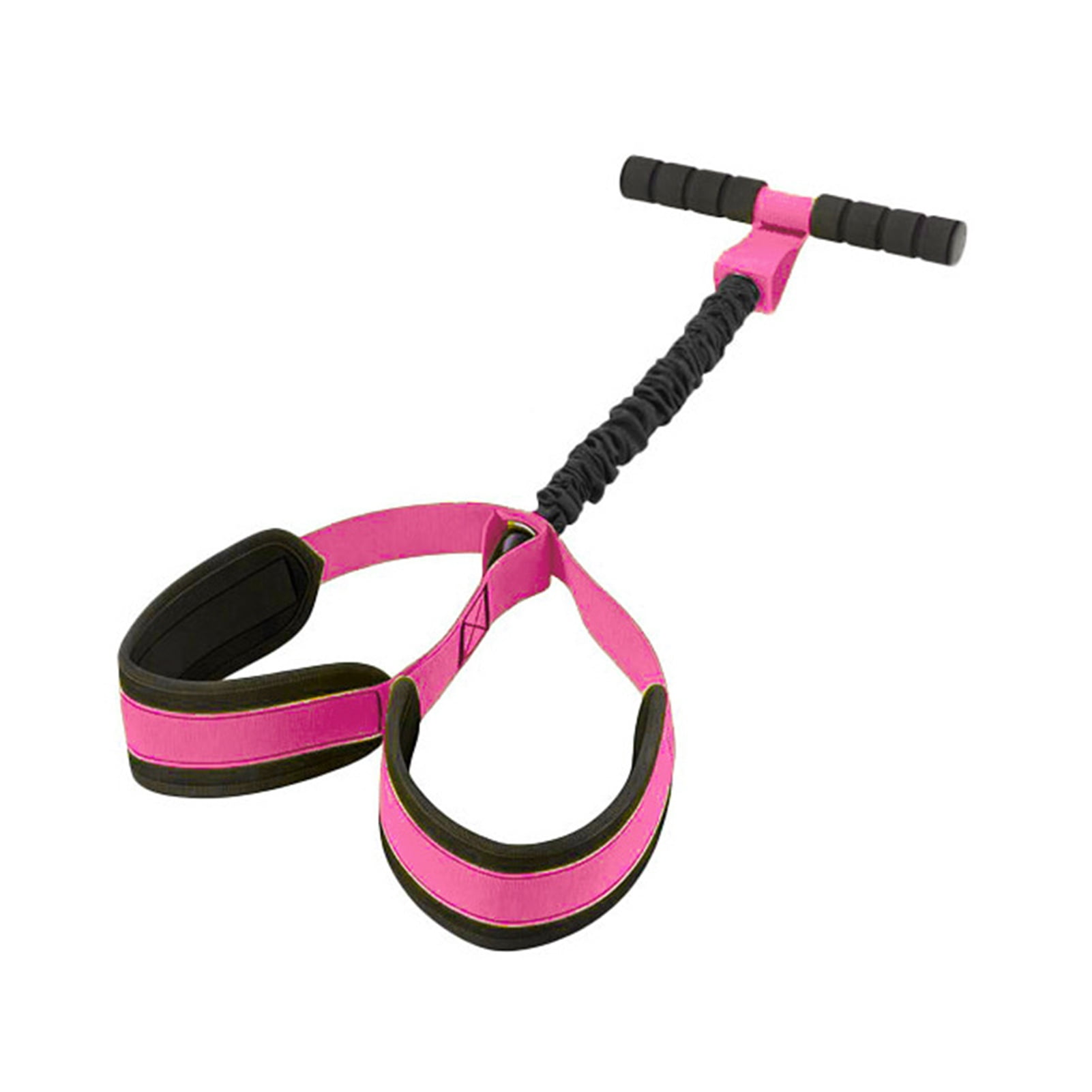 YIFAEUX Pedal Resistance Band with Handle Yoga Sit-up Exerciser Pull Rope Men Women Abdomen Waist Arm Leg Core Training Workout Equipment