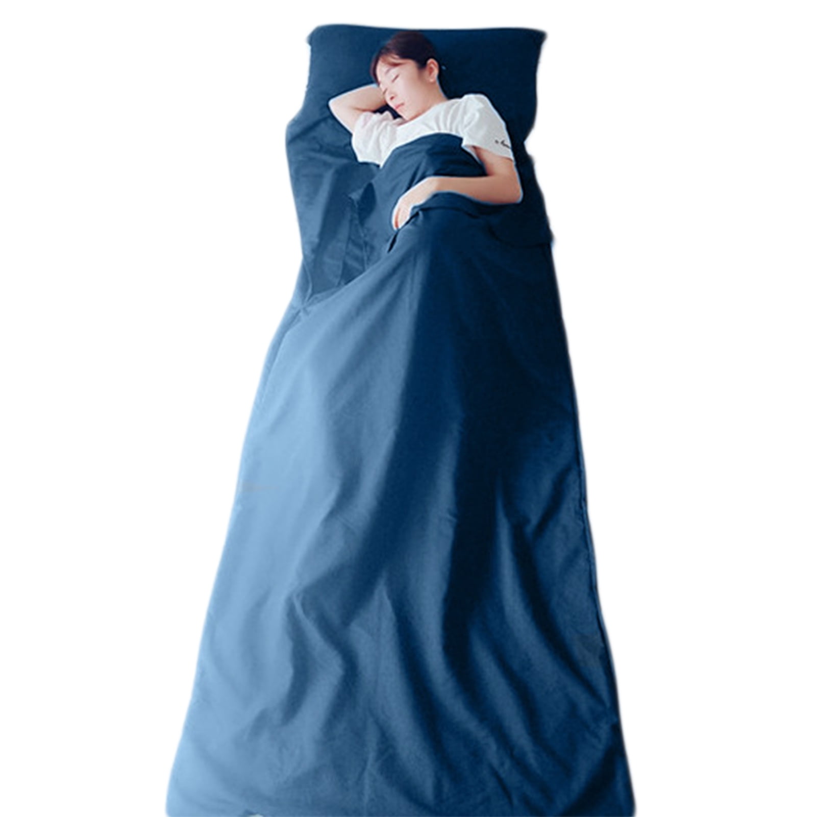 YIFAEUX Sleeping Bag with Pillowcase Super Soft Wear Resistant Waterproof Non-Fading Lightweight Foldable Travel Sheet