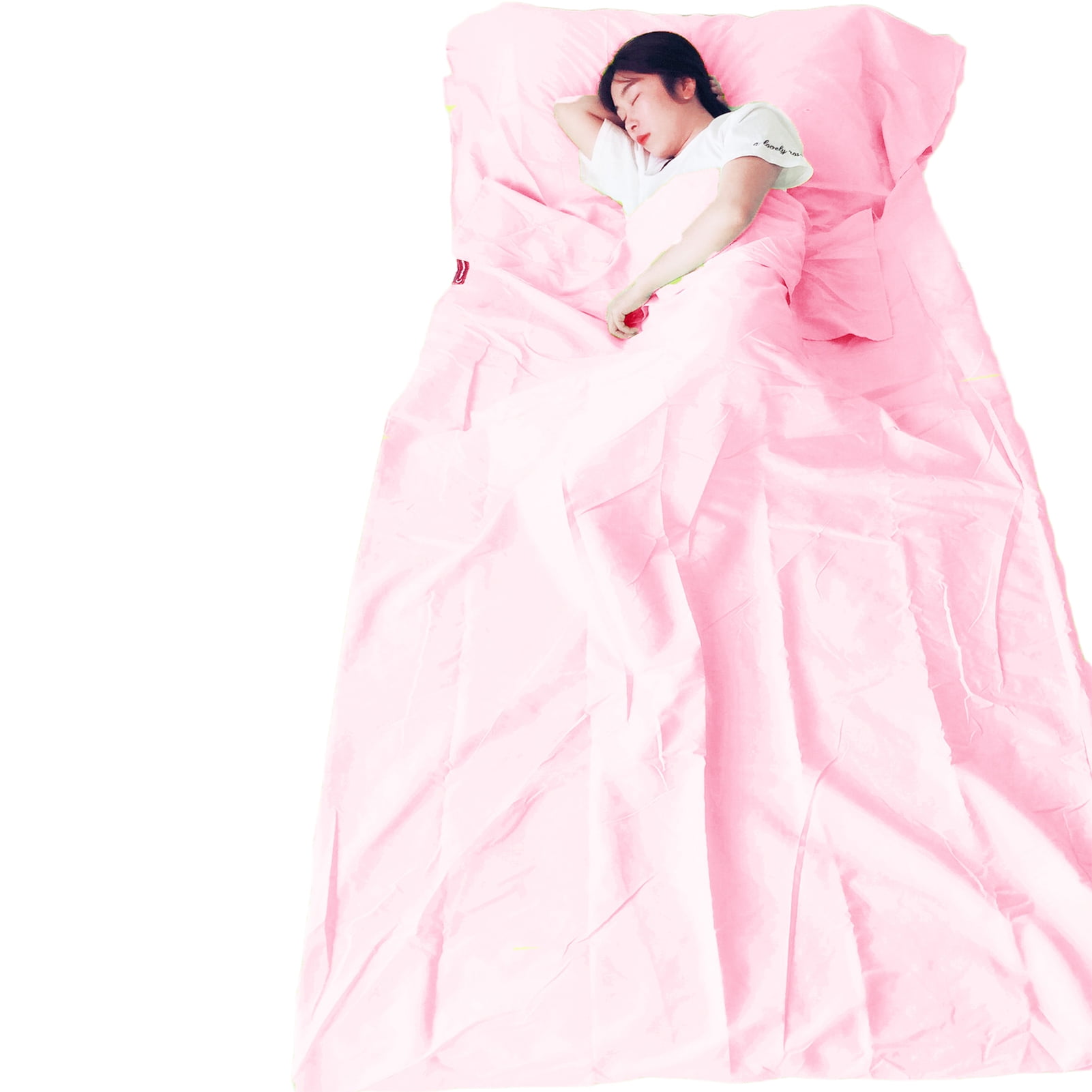 YIFAEUX Sleeping Bag with Pillowcase Super Soft Wear Resistant Waterproof Non-Fading Lightweight Foldable Travel Sheet
