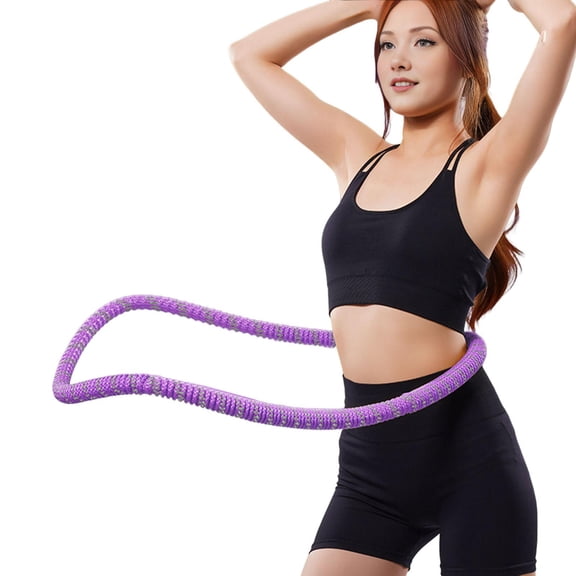 YIFAEUX Soft Spring Fitness Hoop for Adults Waist-friendly Design Portable Slimming Exercise Equipment Silent Full-Body Training at Home