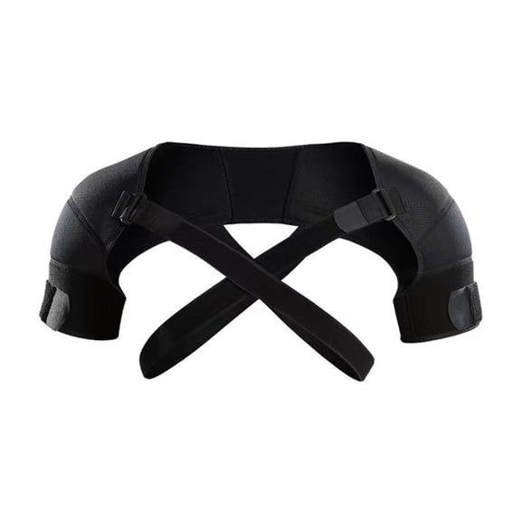 YIFAEUX Sports Double Shoulder Brace Adjustable Breathable Chronic Tendinitis Pain Relief Men Women Shoulder Compression Strap Sports Protective Gear