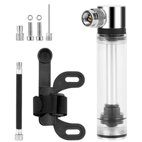 YIFAEUX Transparent Bicycle Pump High-pressure Pull-up Design Universal Compact Size Portable Mini Handheld MTB Road Bike Tire Pump