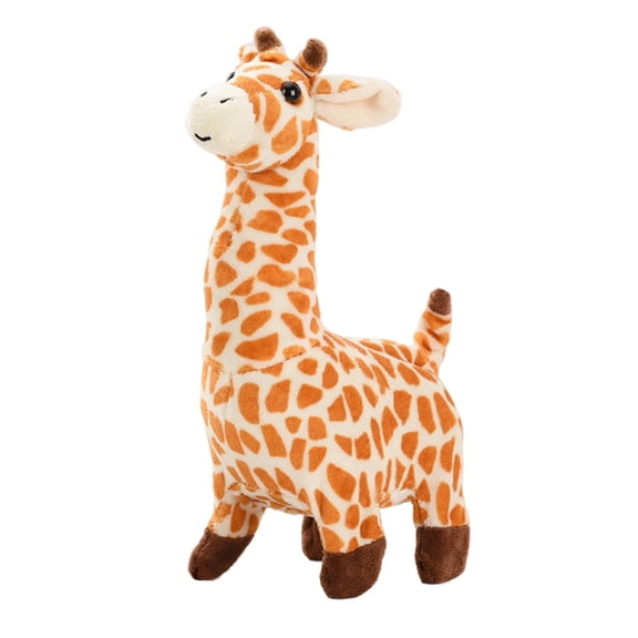 YIFAEUX Walking Giraffe Electric Plush Toy with Music Sounds Movements Battery Operated Soft Cartoon Animal Interactive Toy Kids Birthday Gift