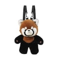 thumbnail image 1 of YIFAEUX Wearable Plush Animal Backpack Realistic Panda Raccoon Stuffed Toy Soft Zoo Themed Gift for Children, 1 of 7