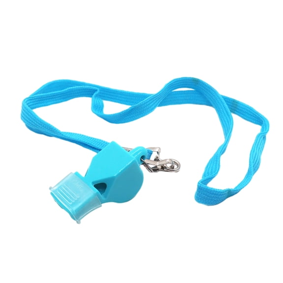 YIFAEUX Whistle with Lanyard And Mouth Grip Plastic Sports Whistle Loud Crisp Sound Whistle for Coaches Referees Training Camping Emergency Survival