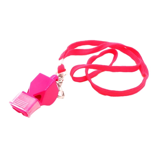 YIFAEUX Whistle with Lanyard And Mouth Grip Plastic Sports Whistle Loud Crisp Sound Whistle for Coaches Referees Training Camping Emergency Survival