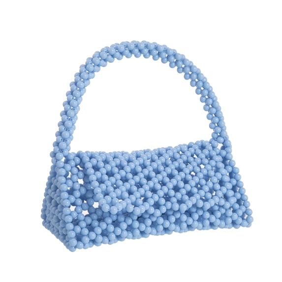 YIFEI Candy Color Acrylic Beaded Hollow Handbag Evening Clutch Triangle Bags for Wedding Party