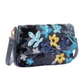 thumbnail image 1 of YIFEI Linen Sequin Embroidered Floral Shoulder Bag for Wedding Party, 1 of 5