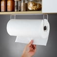 thumbnail image 1 of YIGII Acrylic Paper Towel Holder Wall Mount Adhesive Paper Towel Hanger Under Cabinet Kitchen Paper Towel Rack Holder-Clear, 1 of 6