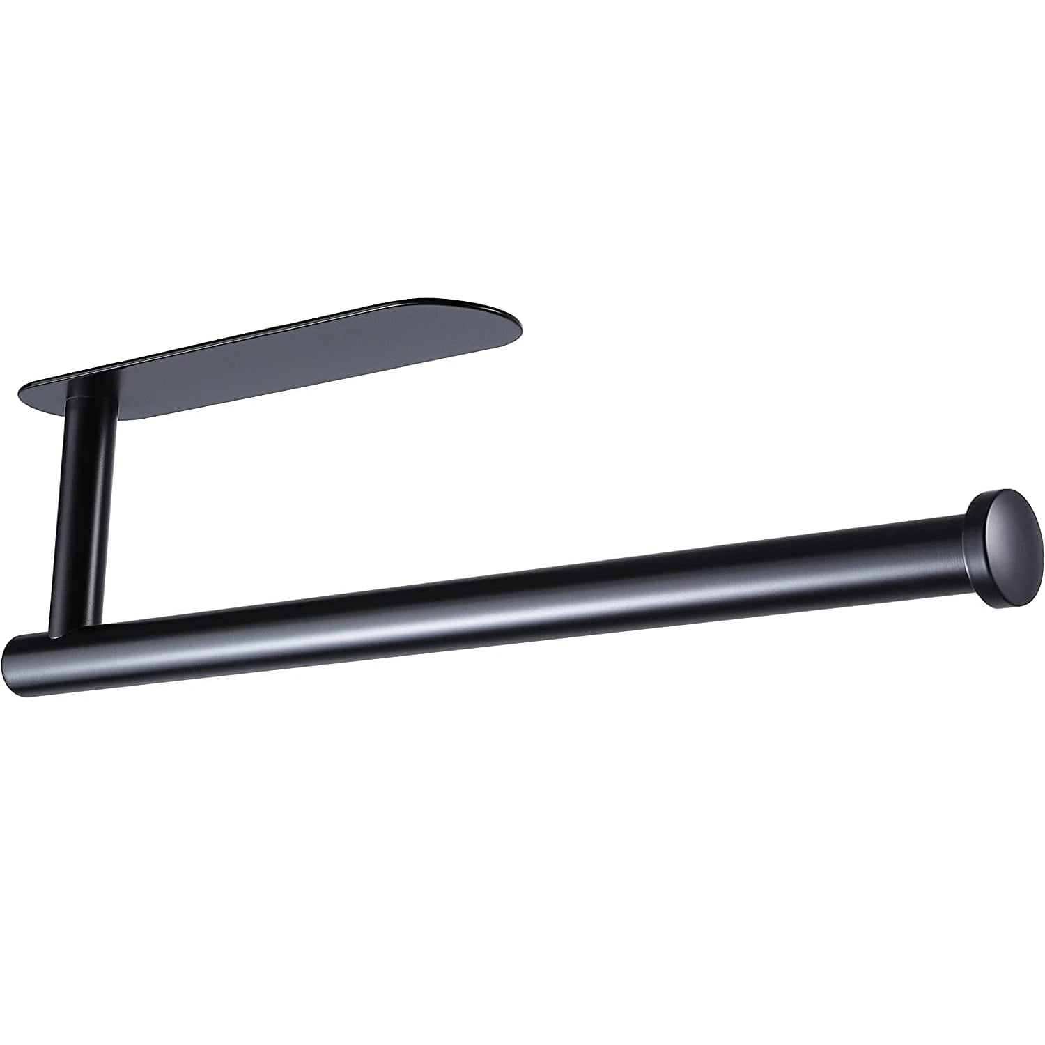 YIGII Paper Towel HoldersBlcak Under Paper Towel Rack Self Adhesive Paper Towel Bar for