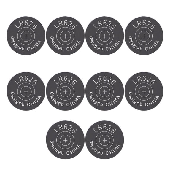 YIGSECU 10Pcs LR626 AG4 377 177A SR626SW Lithium Button Battery Coin Button Cell Batteries For Toy Clock Calculators
