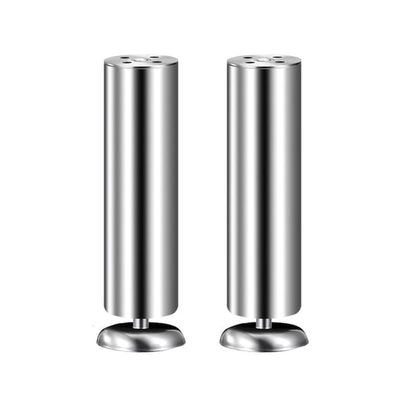 YIGSECU 2 Pack Metal Adjustable Furniture Legs Couch Legs Cabinet Legs Adjustable Height