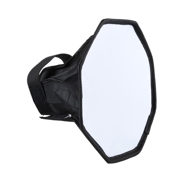 YIGSECU 20/30cm Foldable Speedlight Reflector Softbox for Camera Flashes for Indoor and Outdoor Photography Lighting Modifier