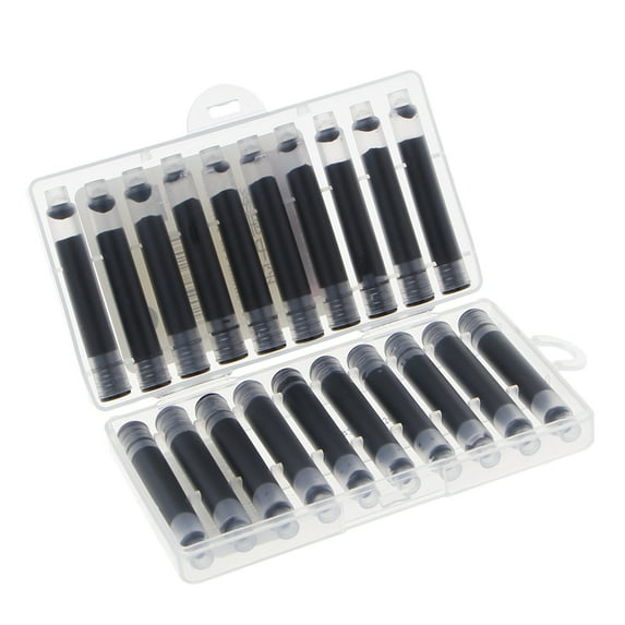YIGSECU 20 Pcs Replaceable Fountain Pen Cartridge Refill Design