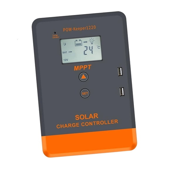 YIGSECU 20A/30A/40A Auto Solar Charge Battery Regulator MPPT Solar Charge Controller With LCD Display for Electronic Device