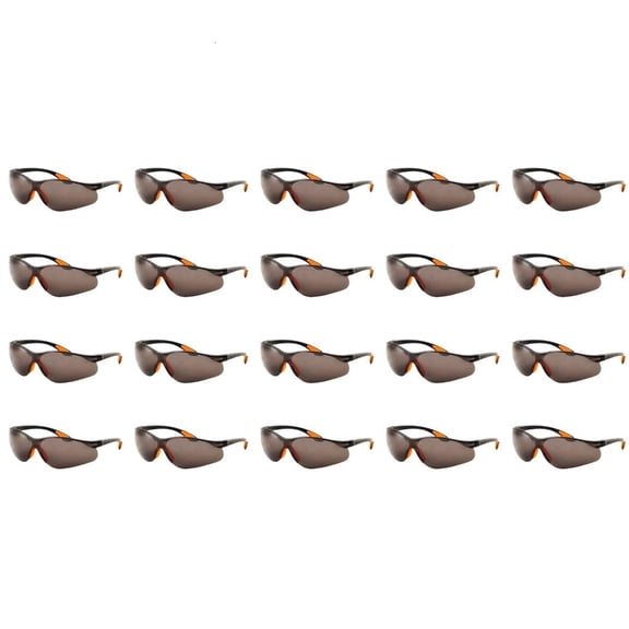 YIGSECU 20pcs Splashproof Welding Protective Glasses Scratch Impact Resistant Eye Protections Glasses Safety Glasses